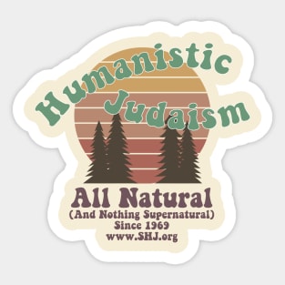 Humanistic Judaism All Natural Sticker